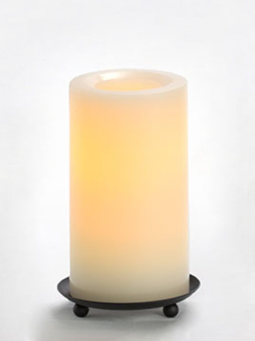 NWT- Candle Impressions Real Wax Flameless LED 3.25" x 6" Pillar Candle, Vanilla